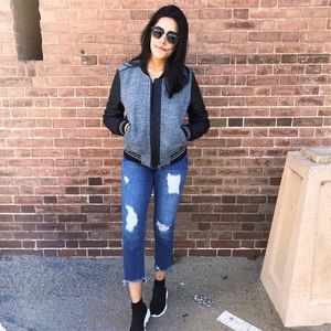 Blank NYC bomber jacket